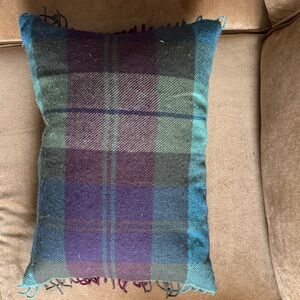 Ralph Lauren Plaid Pillow Rutherford Park - Blue, Green, Purple